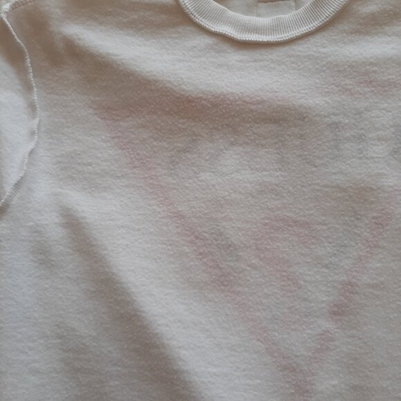 GUESS White Cotton Crewneck Long Sleeve Sweater - Size Large | Casual, Cozy - Picture 9 of 13